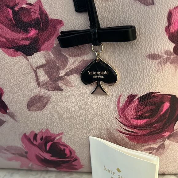 Kate Spade Hawthorne Lane Rose Large Tote Bag ❤️ - Picture 5 of 16